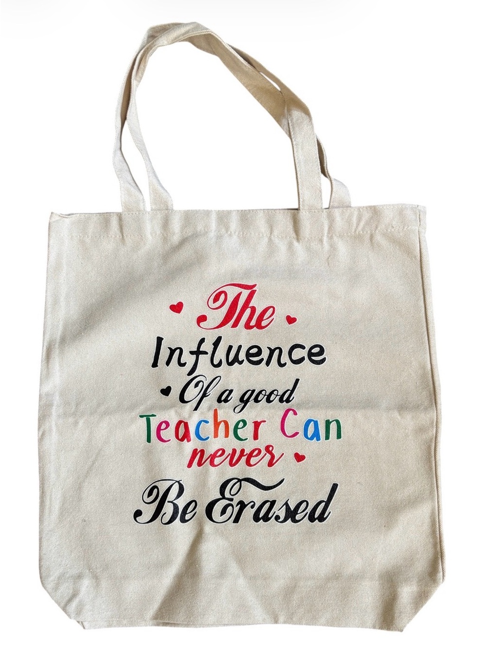 A Good Teacher Canvas Tote Bag NWOT